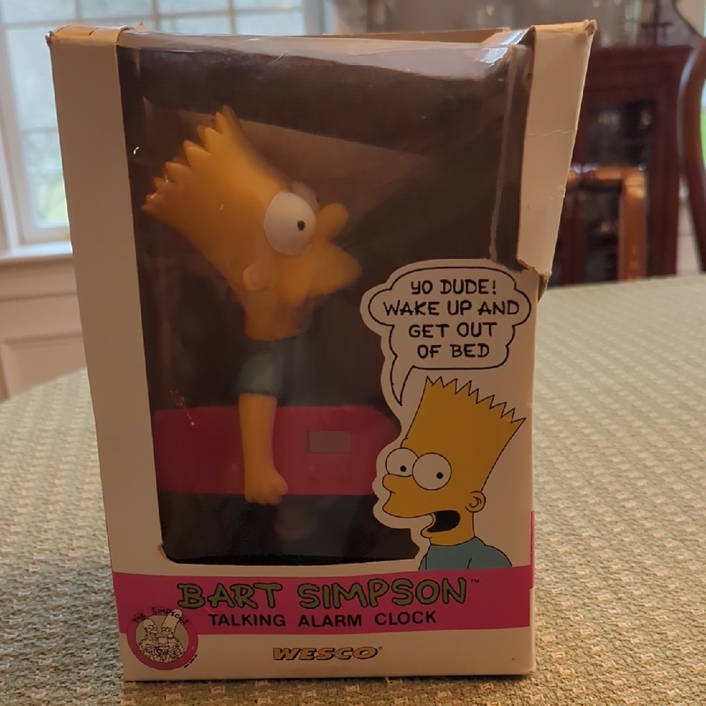 Bart Simpson Talking Alarm Clock